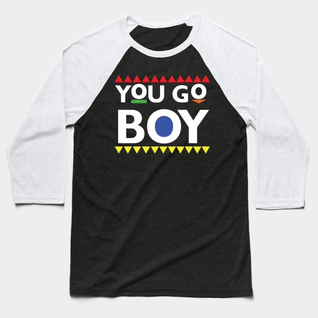 Martin-You Go Boy Baseball T-Shirt by BlackActionTeesOnDemand